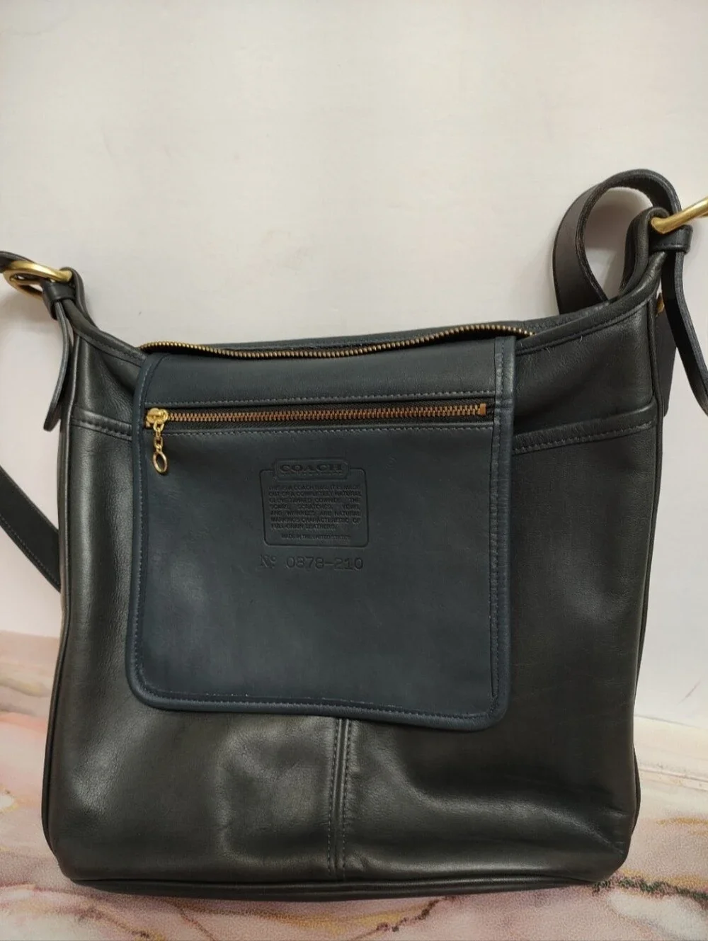 Vintage Coach 4115 Whitney Bag Navy Blue